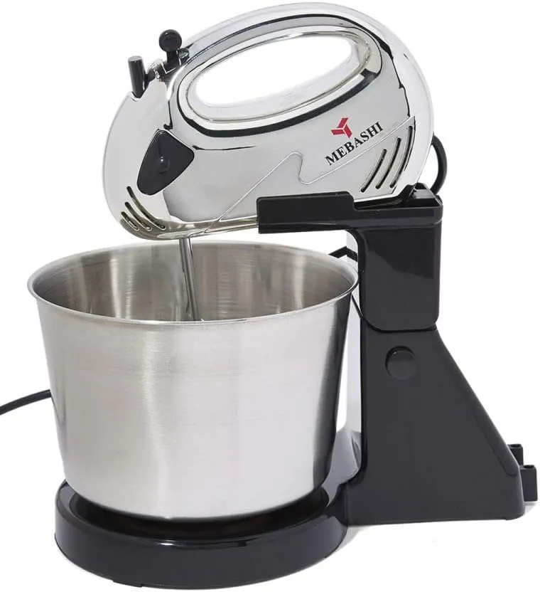 Mebashi Stand Mixer 150W Me-Bwm1602Ss Silver/Black