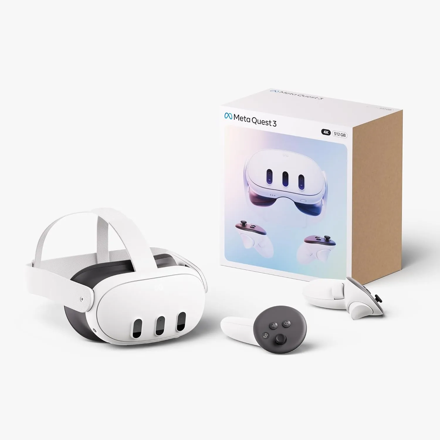 Meta Quest 3 Advanced All-In-One VR Headset 128GB White 5