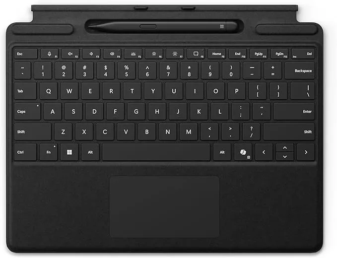 MICROSOFT SURFACE PRO KEYBOARD WITH SLIM PEN 2 (COPILOT KEY) (8X6-00168) BLACK