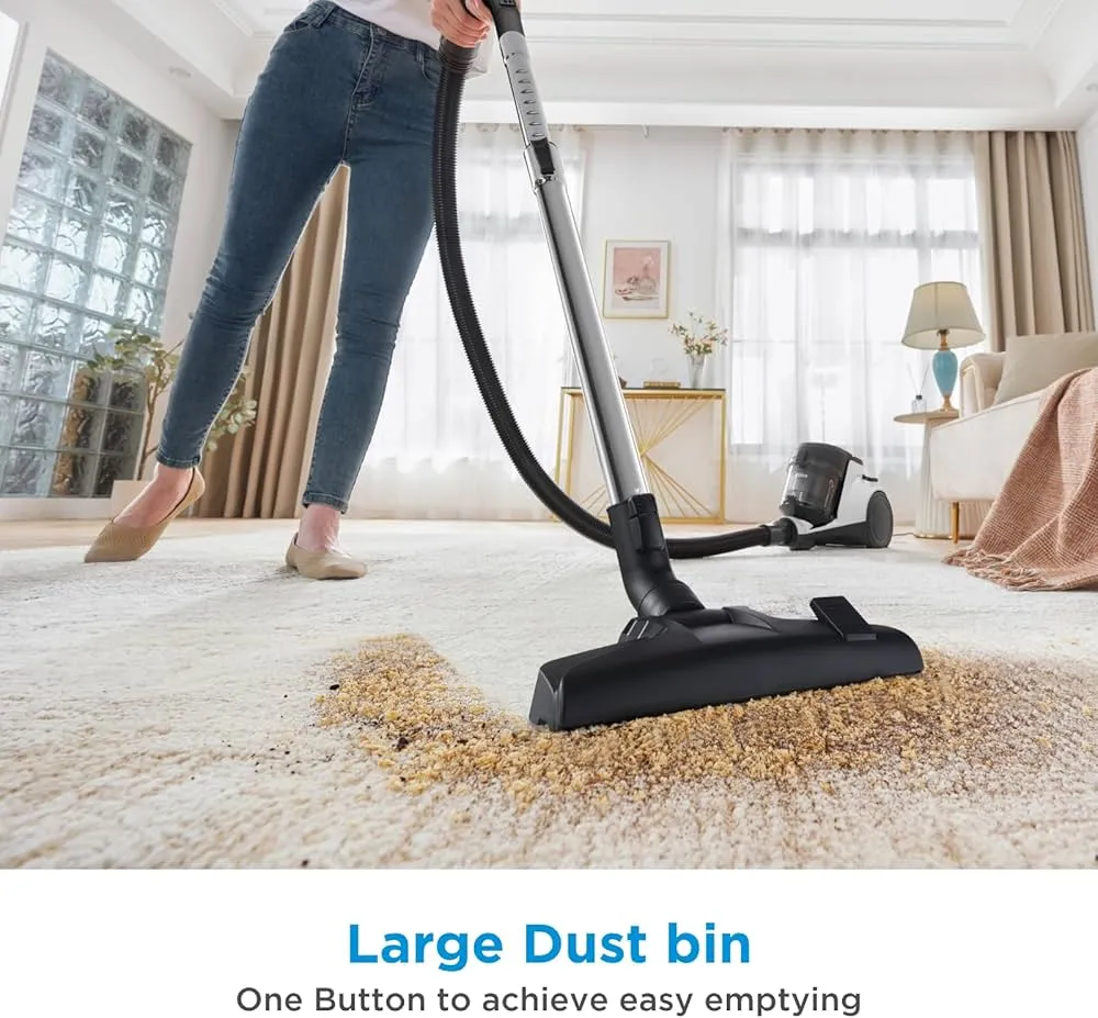 Midea Canister Vacuum Cleaner, 2L, 1800W, MC08ME, Multicolor 2