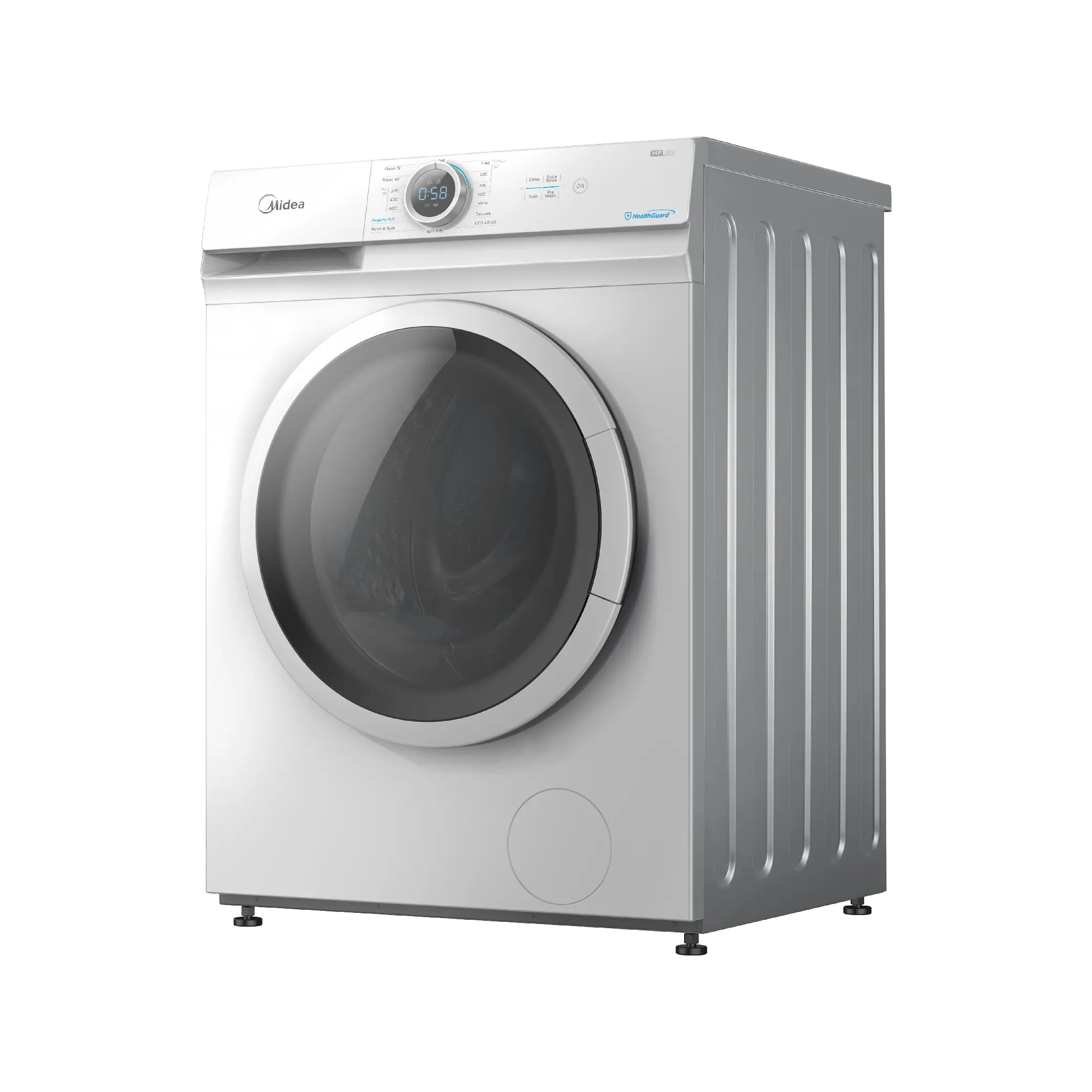 Midea Front Load Washer with Lunar Dial Hygiene 90°C - 7 Kg - White MF100W70/W-GCC 3