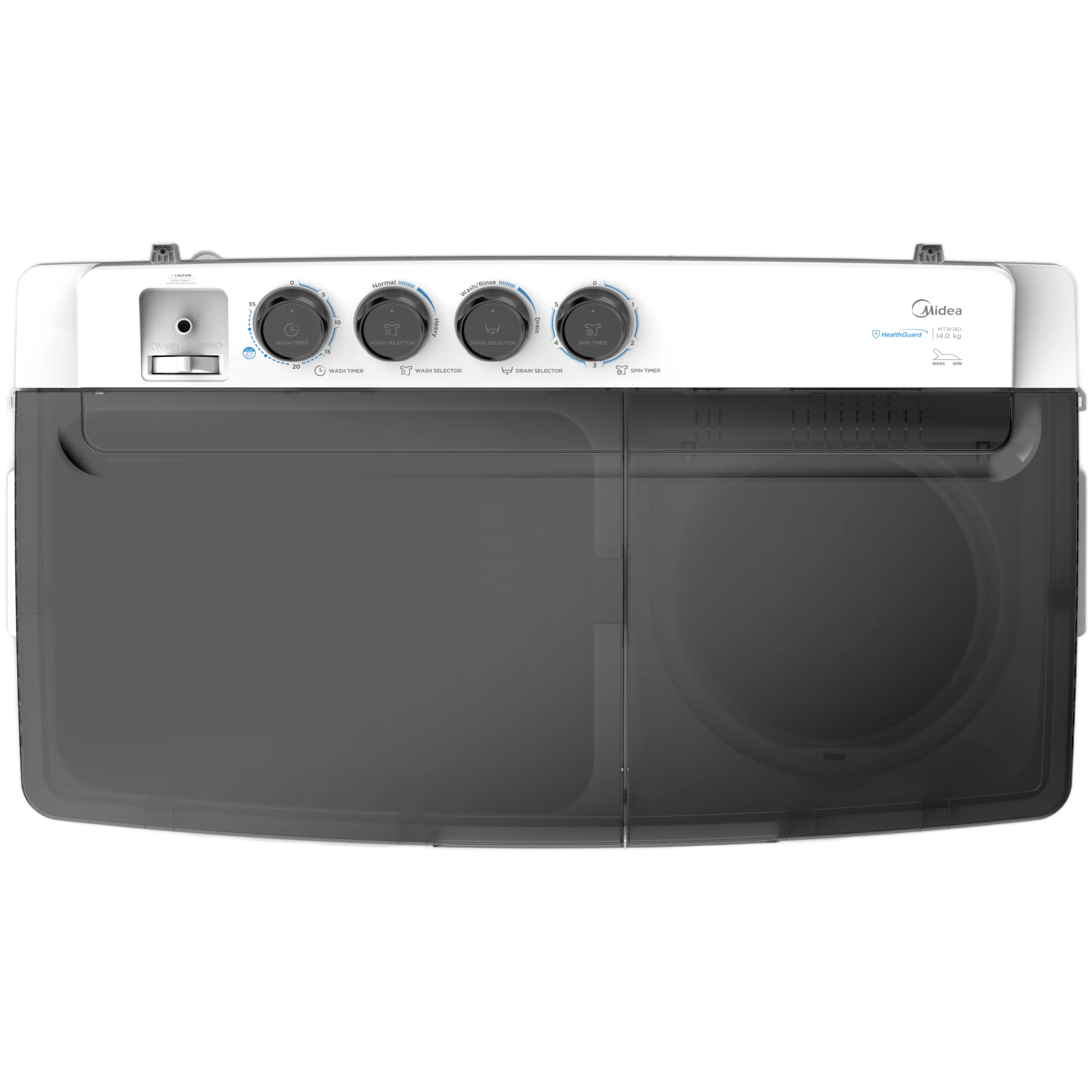 Midea Normal 16KG Twin Tub Washing Machine – MT100W160W 5
