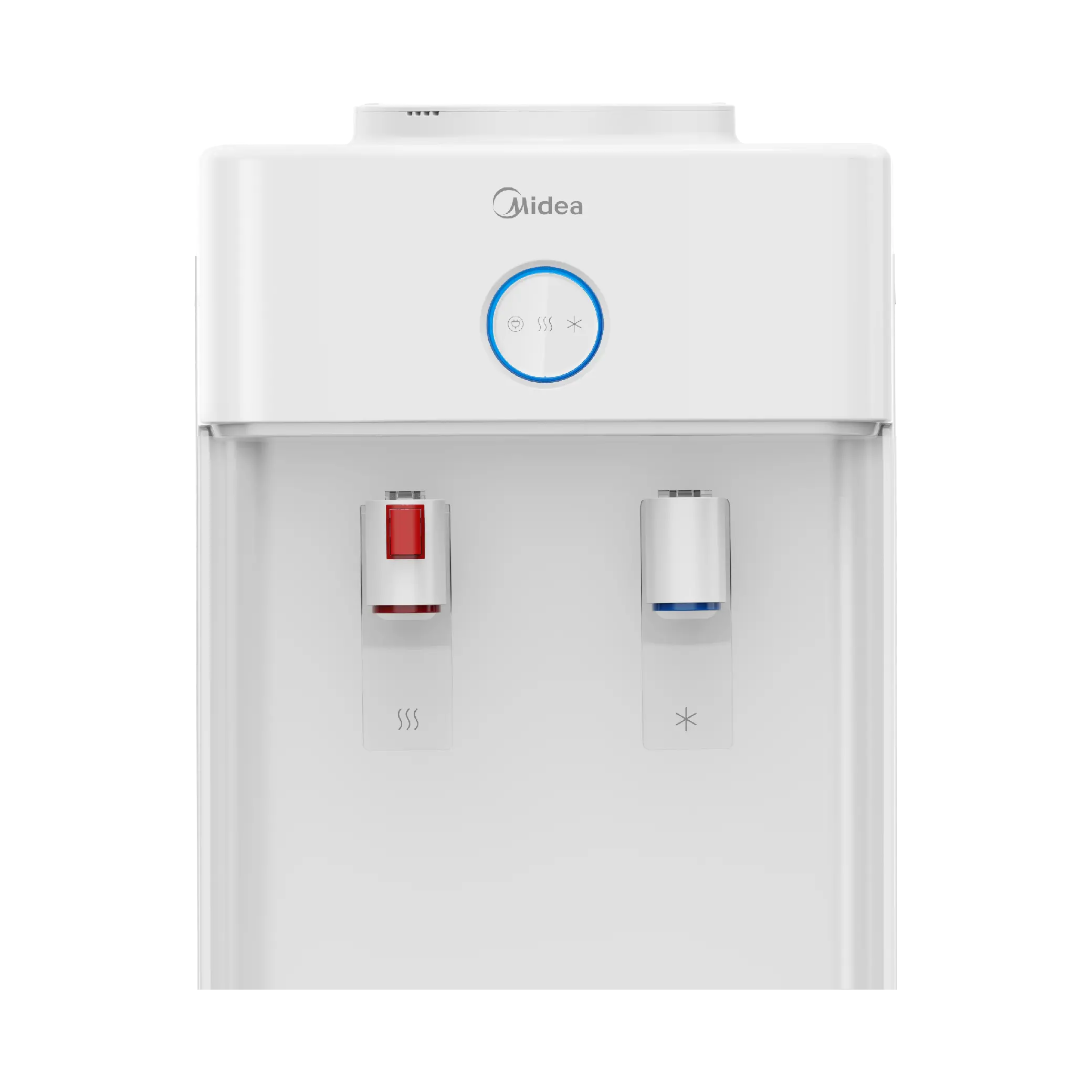 Midea YL2436S-W(W)-G Top Loading Water Dispenser – White Hot & Cold Water Dispenser with Compressor Cooling, Stainless Steel Water Tanks, 35L Storage Cabinet, Child Safety Lock, Energy Saving Switches & LED Indicators 3