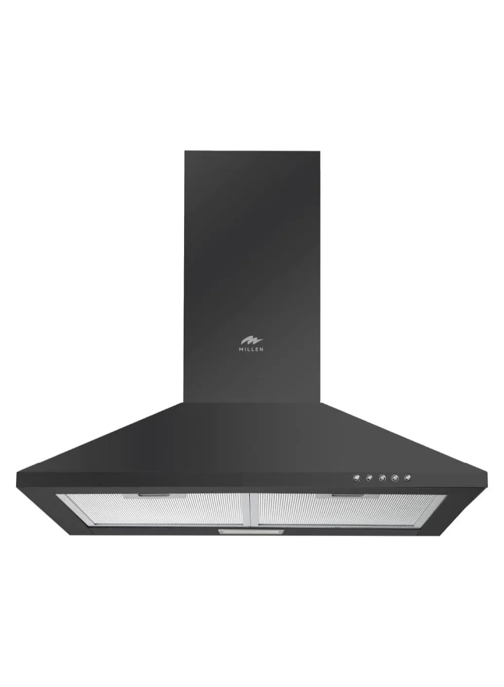 Millen 60cm Black Chimney Range Hood MKH 604BL