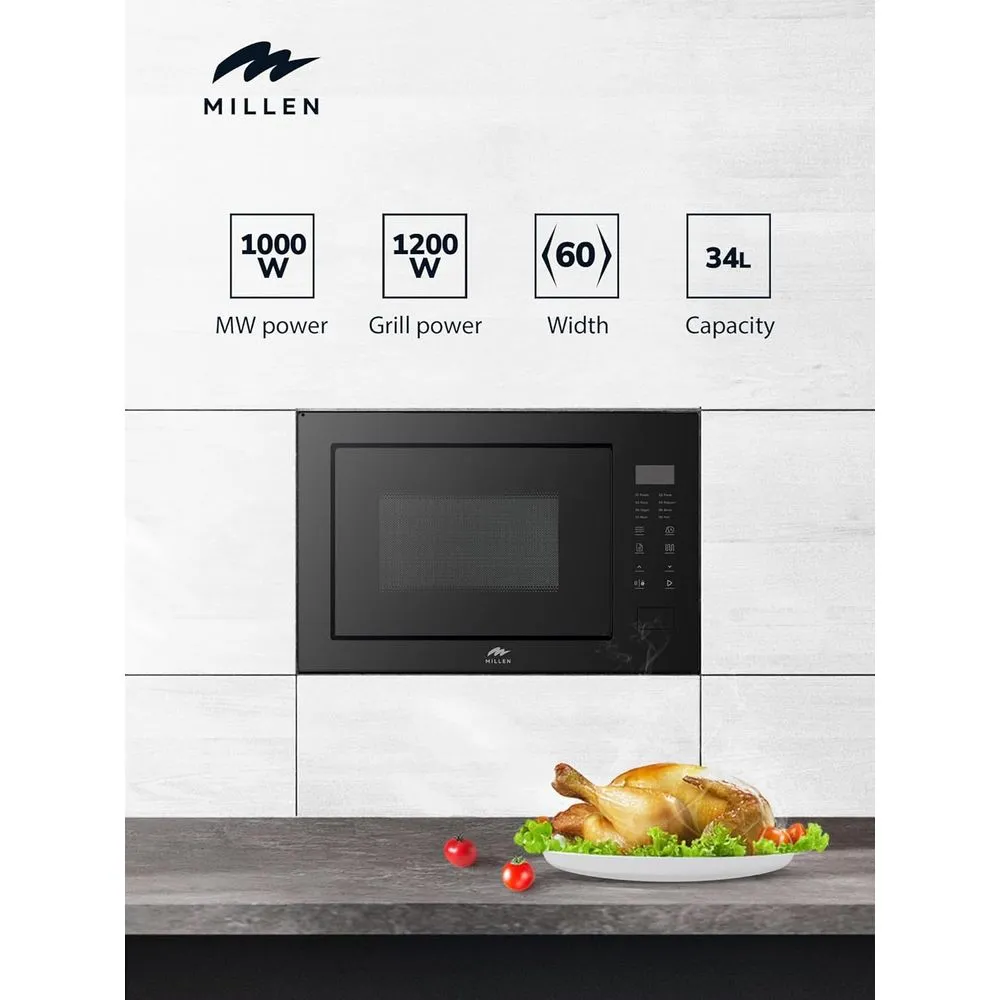 Millen Microwave 34l Black MBW341BL