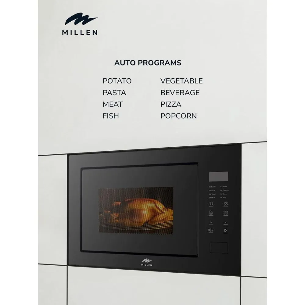 Millen Microwave 34l Black MBW341BL 3