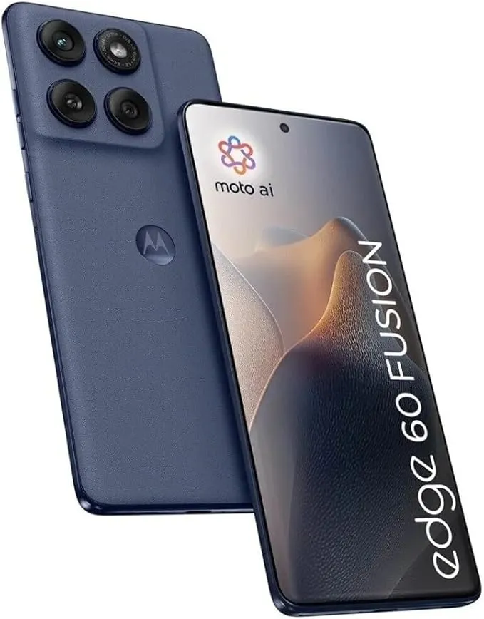 Motorola Edge 60 Fusion 5G Smartphone 12GB RAM 256GB Storage Dual SIM – 6.67-inch pOLED Display, 50MP AI Camera, MediaTek Dimensity Processor, 5200mAh Battery, Fast Charging, Premium Design