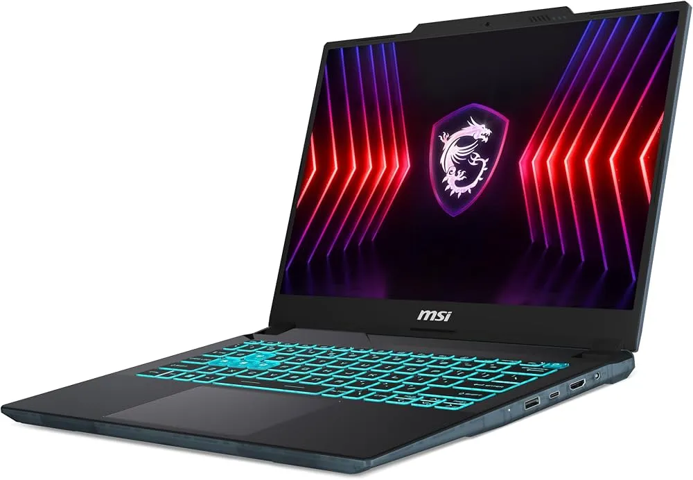 "MSI - Cyborg 14"" 144Hz Gaming Laptop (FHD+) - Intel Core i7-13620H with 16GB - NVIDIA GeForce RTX 4060 with 8G - 512GB SSD - Translucent Black"