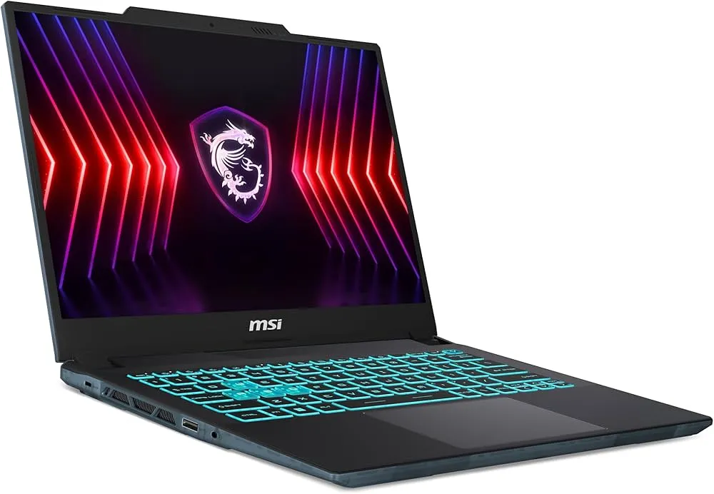 "MSI - Cyborg 14"" 144Hz Gaming Laptop (FHD+) - Intel Core i7-13620H with 16GB - NVIDIA GeForce RTX 4060 with 8G - 512GB SSD - Translucent Black" 3