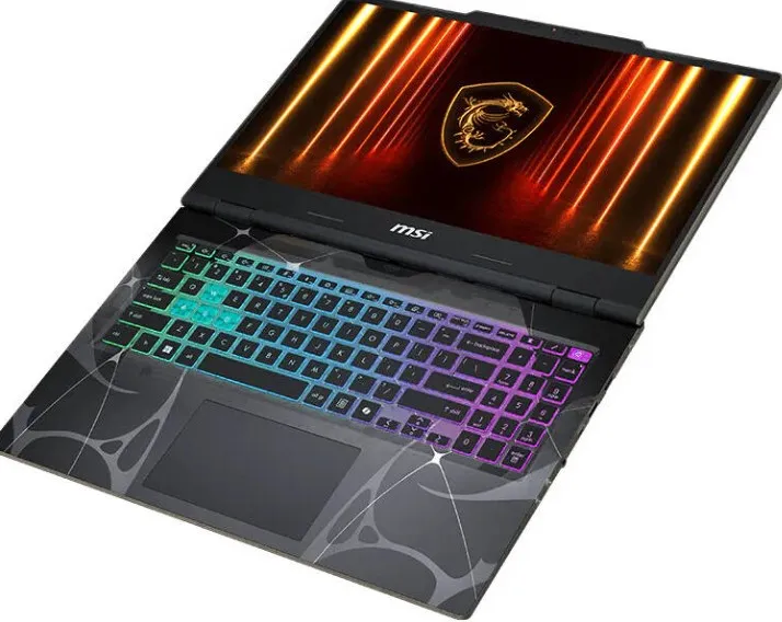 MSI Cyborg 15 B13WFKG Gaming Laptop, 15.6" FHD 144Hz Display, Intel Core i7-13620H, 16GB RAM, 512GB SSD, GeForce 5060 8GB GPU, English Keyboard, No OS, Black | 9S7-15Q342-492