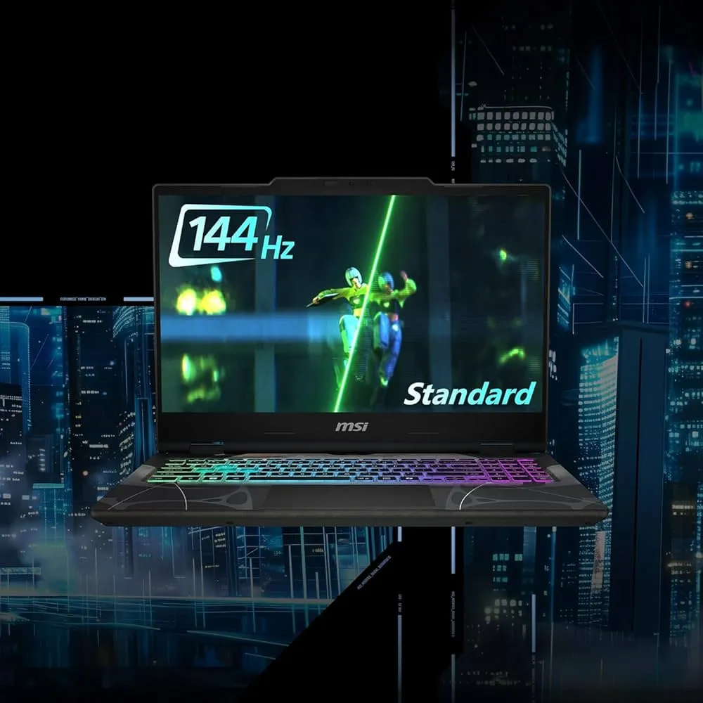 "MSI Cyborg 15 Gaming Laptop | 15.6"" FHD IPS 144Hz | Intel 10-core i7-13620H (>i9-12900H) | 16GB DDR5 512GB SSD | GeForce RTX 4050 6GB Graphic | Backlit USB-C HDMI Win11Pro Black + HDMI Cable" 3