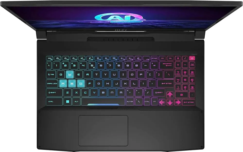 "MSI Katana 15 4070 Gaming Laptop, 15.6"" 144Hz FHD Display, AMD Ryzen 9-8945HS AI CPU, NVIDIA RTX 4070, 32GB RAM, 1TB SSD + 256GB Portable SSD Hub, RGB KB, Ethernet, KeyPad, WiFi 6E, USB-C, Win 11"