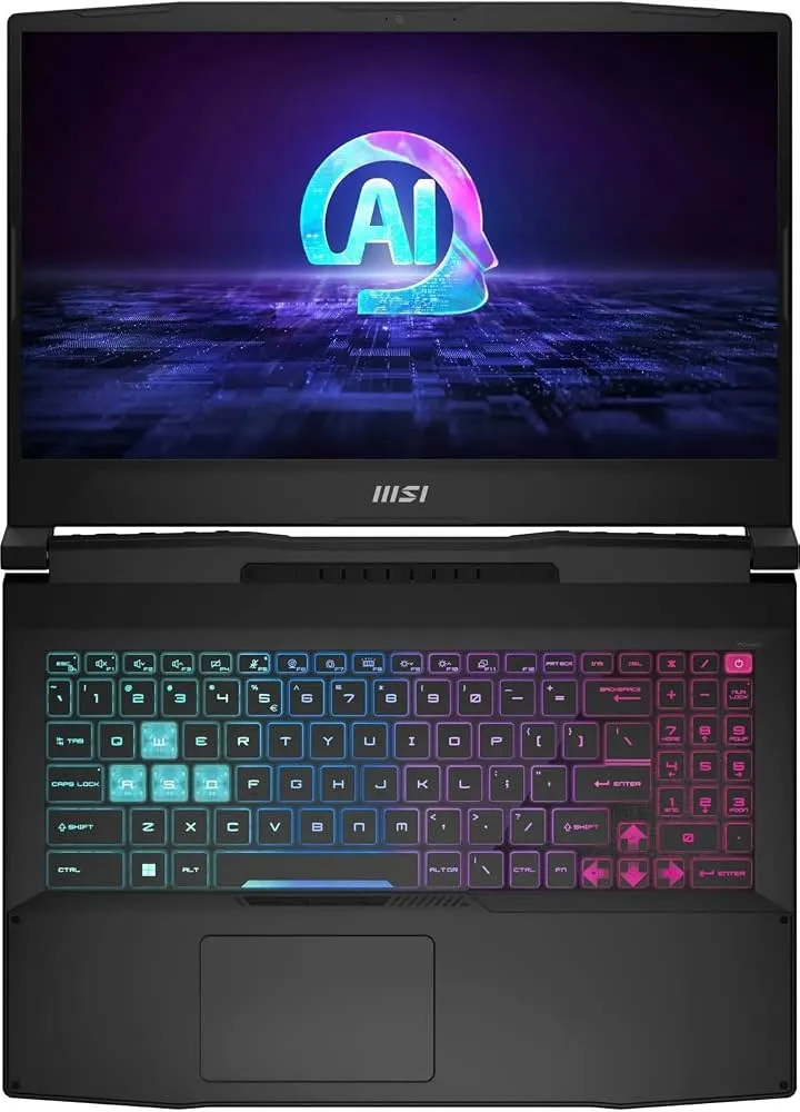 "MSI Katana 15 4070 Gaming Laptop, 15.6"" 144Hz FHD Display, AMD Ryzen 9-8945HS AI CPU, NVIDIA RTX 4070, 32GB RAM, 1TB SSD + 256GB Portable SSD Hub, RGB KB, Ethernet, KeyPad, WiFi 6E, USB-C, Win 11"