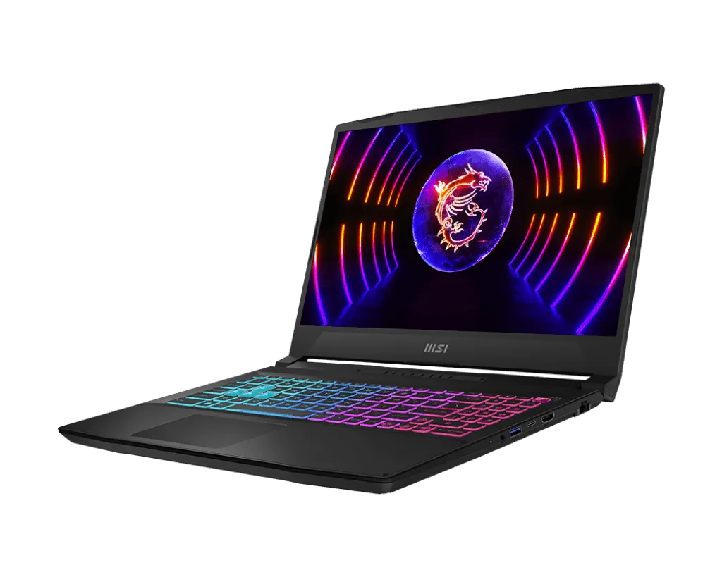 MSI Katana 15 B13Vfk I7-13620H, 16Gb Ddr5, 1Tb Ssd, Rtx 4060 Gddr6 8Gb, 15.6 Fhd Ips 144Hz, 99 Key 4 Zone Rgb, Black, Arabic Keyboard W11 Black 4