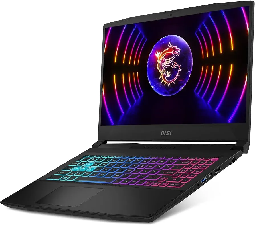 "MSI Katana 15 Gaming Laptop 15.6"" FHD IPS 144Hz Intel 10-Core i7-12650H Processor 16GB RAM 1TB SSD GeForce RTX 4060 8GB Graphic Backlit USB-C Nahimic Win11 Black + HDMI Cable"