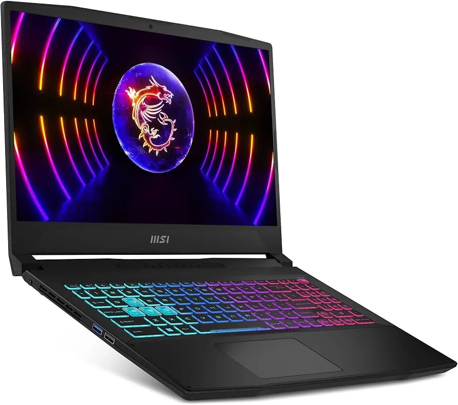 "MSI Katana 15 Gaming Laptop 15.6"" FHD IPS 144Hz Intel 10-Core i7-12650H Processor 16GB RAM 1TB SSD GeForce RTX 4060 8GB Graphic Backlit USB-C Nahimic Win11 Black + HDMI Cable" 3