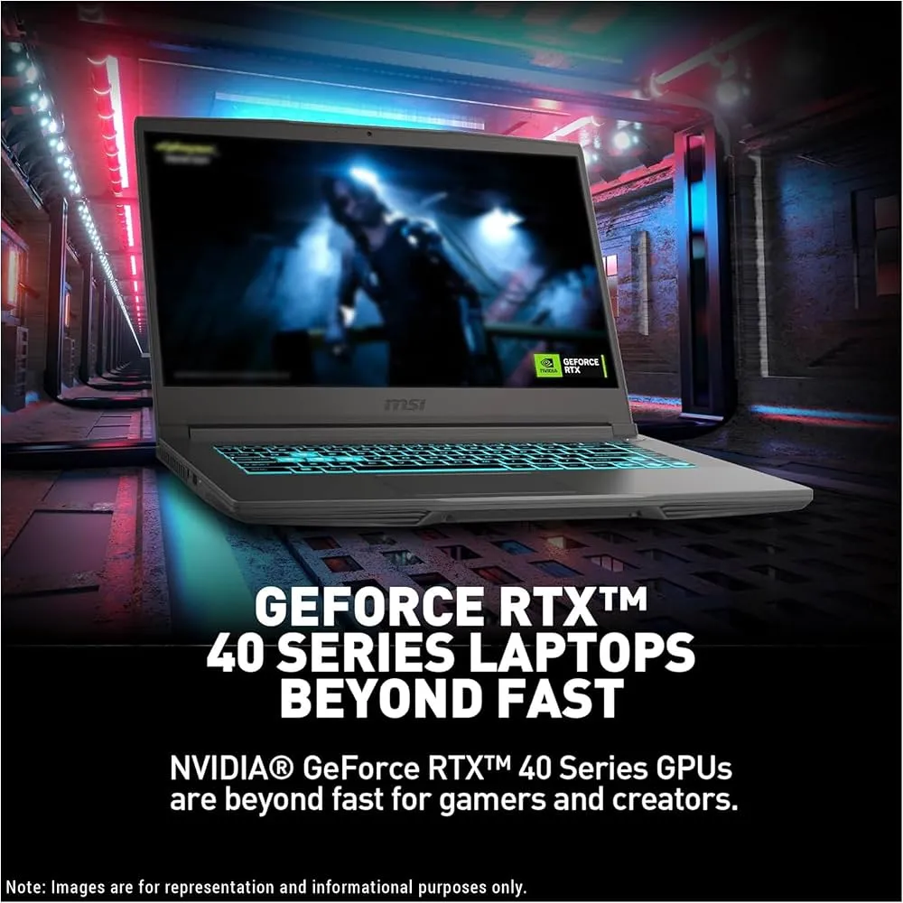 "MSI Katana 15 Gaming Laptop, AMD Ryzen 9 8945HS, 32 GB DDR5 RAM, 2 TB PCle SSD, 15.6"""" FHD (1920x1080), Nvidia G-Force RTX 4070, W11 Home, Black" 3