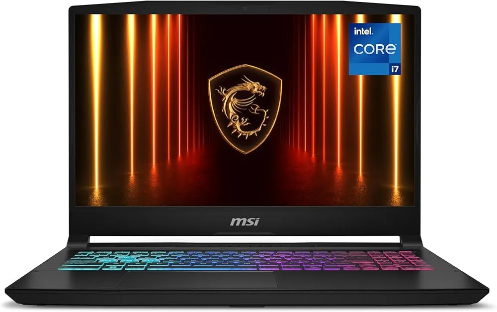 "msi Katana 15 HX B14WFK Gaming Laptop - 15.6"" Display, Intel Core i7-14650HX, NVIDIA GeForce RTX 5060, 16GB DDR5, 1TB NVMe SSD, Wi-Fi 6E, RGB Keyboard, Windows 11"