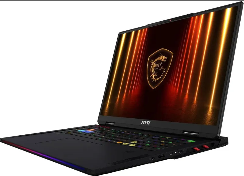MSI Raider 18 HX AI A2XWHG Gaming Laptop, 18" QHD+ IPS 240Hz Display, Intel Core Ultra 9 285HX, 32GB RAM, 1TB SSD, GeForce RTX 5070 Ti 12GB GPU, English K/B, Windows 11 Home, Black | 9S7-182432-437 3