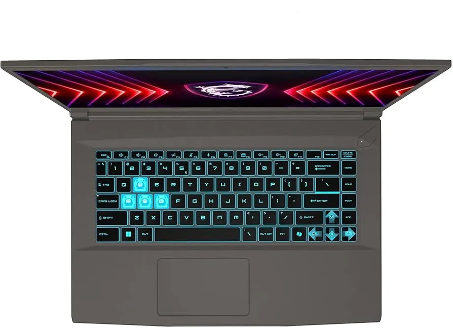 msi Thin 15.6 inch FHD 144Hz Gaming Laptop, AMD Ryzen 5 7535HS, 16GB RAM, 512GB SSD, NVIDIA GeForce RTX 4050, Webcam, Backlit Keyboard, Gray, Windows 11 Home 4