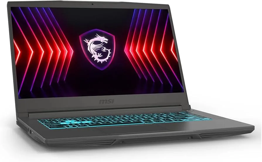 msi Thin 15.6 inch FHD 144Hz Gaming Laptop, AMD Ryzen 5 7535HS, 16GB RAM, 512GB SSD, NVIDIA GeForce RTX 4050, Webcam, Backlit Keyboard, Gray, Windows 11 Home 5