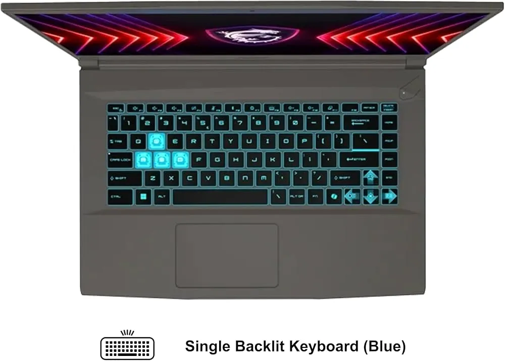 "MSI Thin 15 Gaming Laptop | 15.6"" FHD IPS 144Hz | Intel 8-core i5-12450H (>i7-11800H) | 16GB DDR4 1TB SSD | GeForce RTX 3050 | Backlit USB-C Win11Pro w/DLCA Accessory"