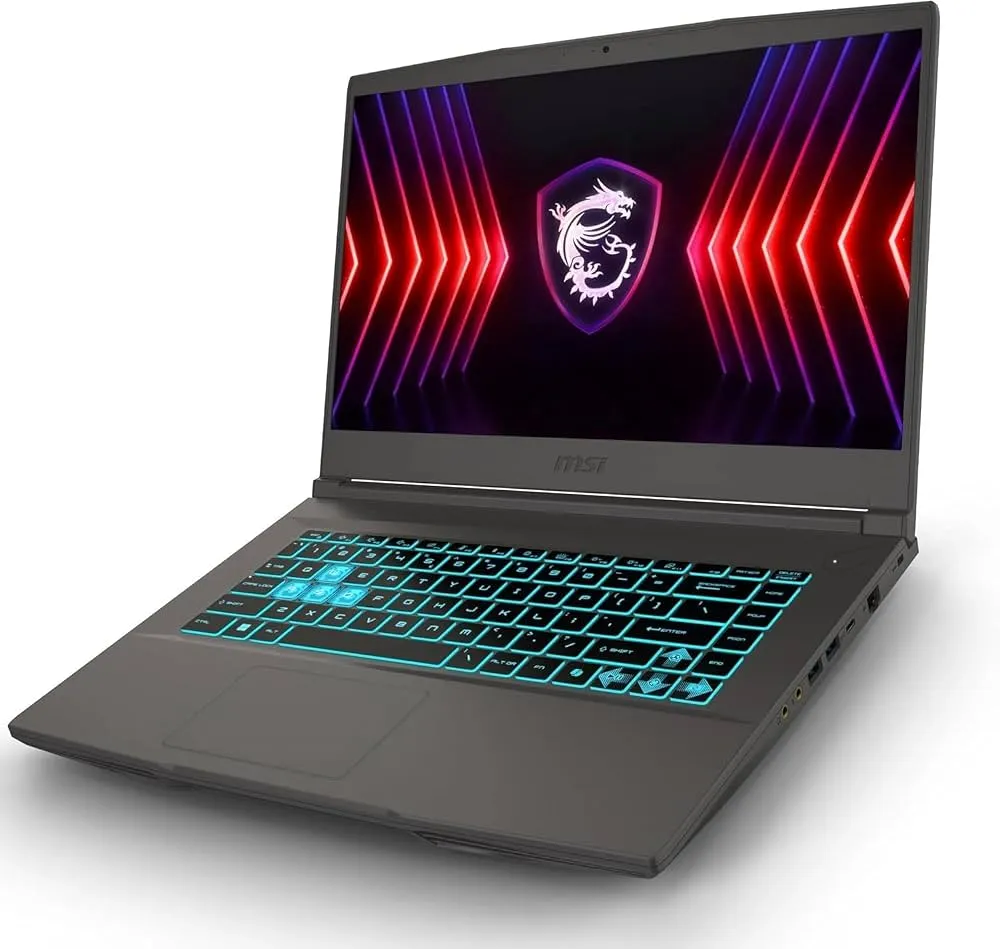 "MSI Thin 15 Gaming Laptop | 15.6"" FHD IPS 144Hz | Intel 8-core i5-12450H (>i7-11800H) | 16GB DDR4 1TB SSD | GeForce RTX 3050 | Backlit USB-C Win11Pro w/DLCA Accessory" 4