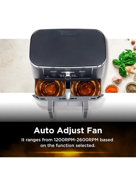 Ninja Foodi MAX Dual Zone Digital Air Fryer 9.5L 2470W AF400ME/AF400EU Black 4