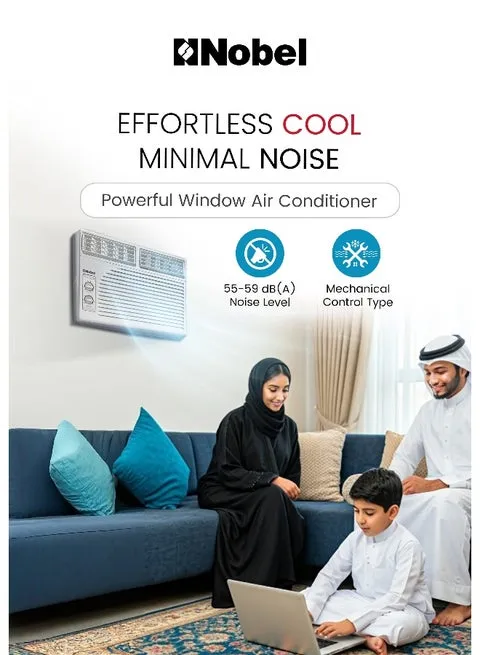 Nobel 1.0 Ton Window Air Conditioner – White – NWAC12C 2