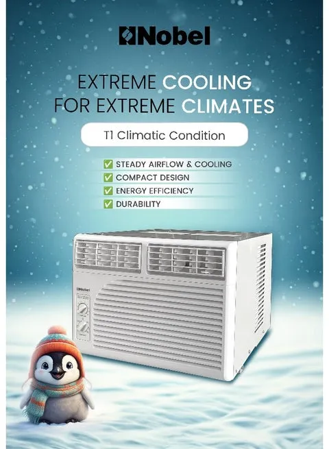 Nobel 1.0 Ton Window Air Conditioner – White – NWAC12C 3