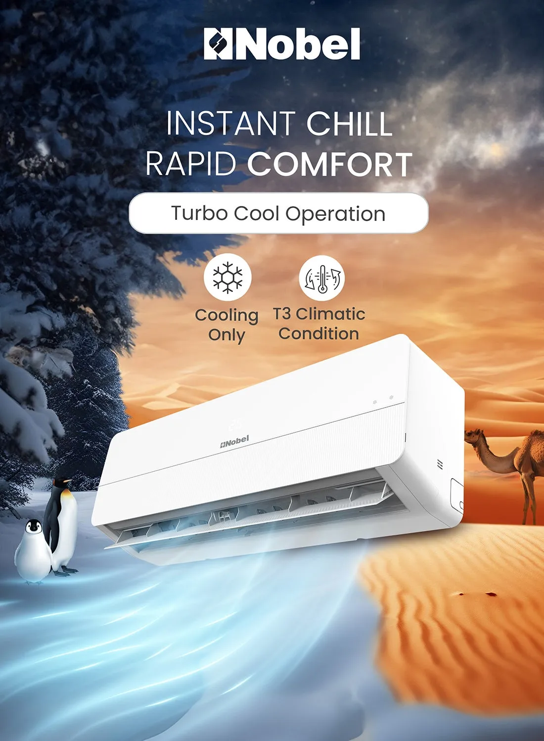 Nobel Portable AC 1.5Ton Rotary NPAC18C 3