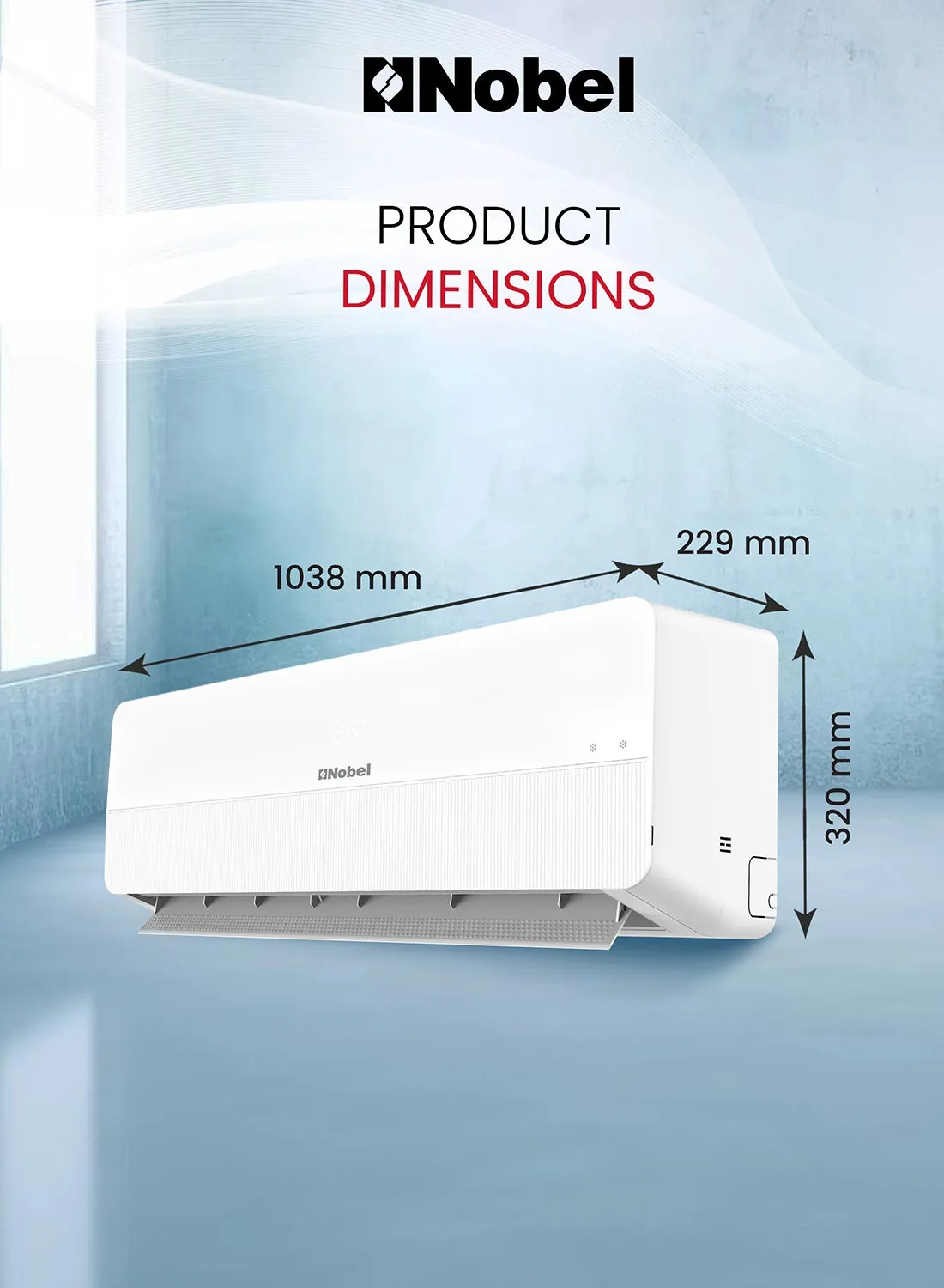 Nobel Portable AC 1.5Ton Rotary NPAC18C 4
