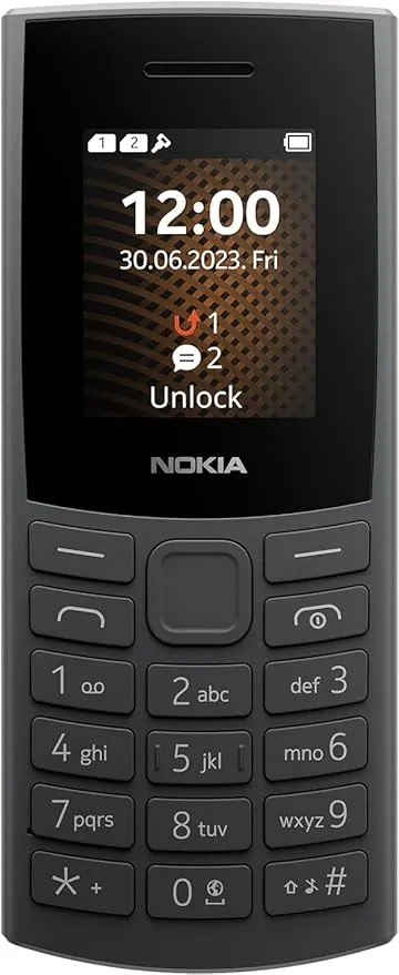 Nokia 105 4G Feature Phone Dual SIM – Classic Design, 4G LTE Connectivity, Long-Lasting Battery, FM Radio, Durable Keypad 2