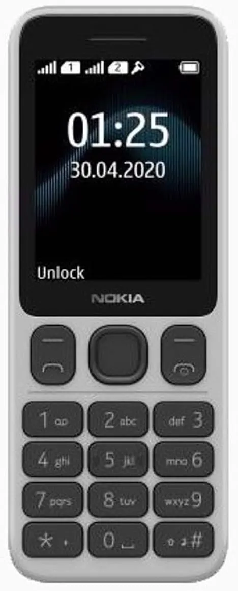 Nokia 125 4G Feature Phone Dual SIM – 4G LTE Connectivity, Large Display, Durable Keypad, Long-Lasting Battery, FM Radio 3