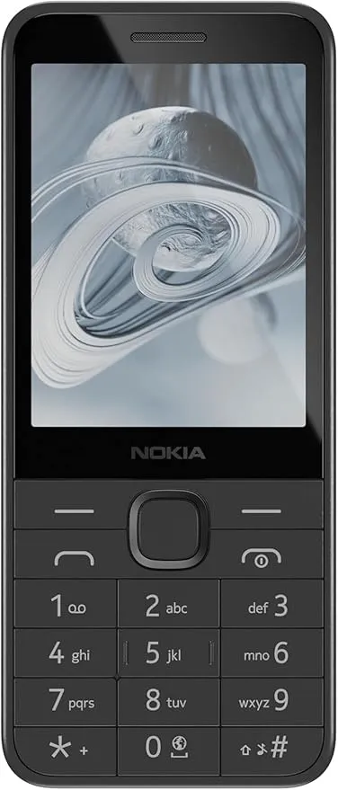 Nokia 215 4G Feature Phone Dual SIM – 4G LTE Connectivity, Classic Design, Long-Lasting Battery, MP3 Player, FM Radio, Durable Keypad