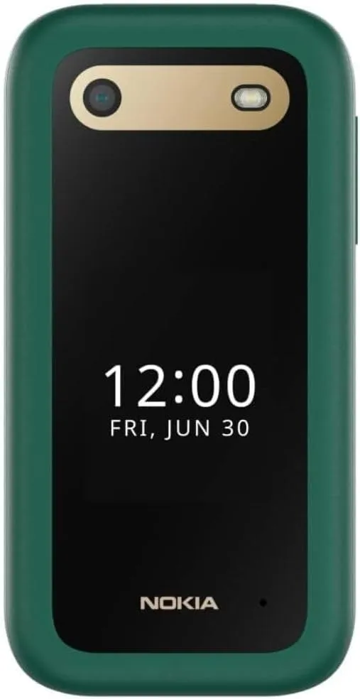 Nokia 2660 Flip 4G Feature Phone Dual SIM – Foldable Design, 4G LTE Connectivity, Dual Display, 0.3MP Camera, FM Radio, Long-Lasting Battery 4