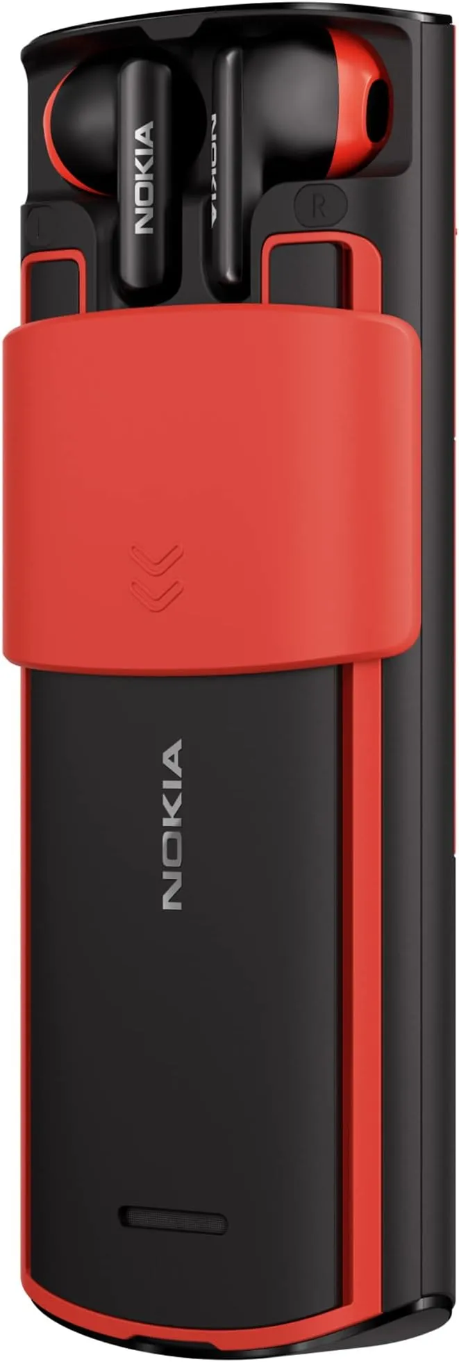 Nokia 5710 XpressAudio 4G Feature Phone Dual SIM – Built-in Wireless Earbuds, 4G LTE Connectivity, 2.4-inch Display, MP3 Player, FM Radio, Long-Lasting Battery 3