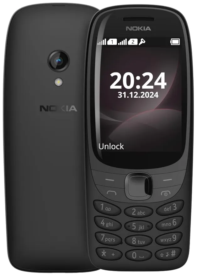 Nokia 6310 Feature Phone Dual SIM – 2G Connectivity, Classic Design, 2.8-inch Display, Wireless FM Radio, MP3 Player, Long-Lasting Battery