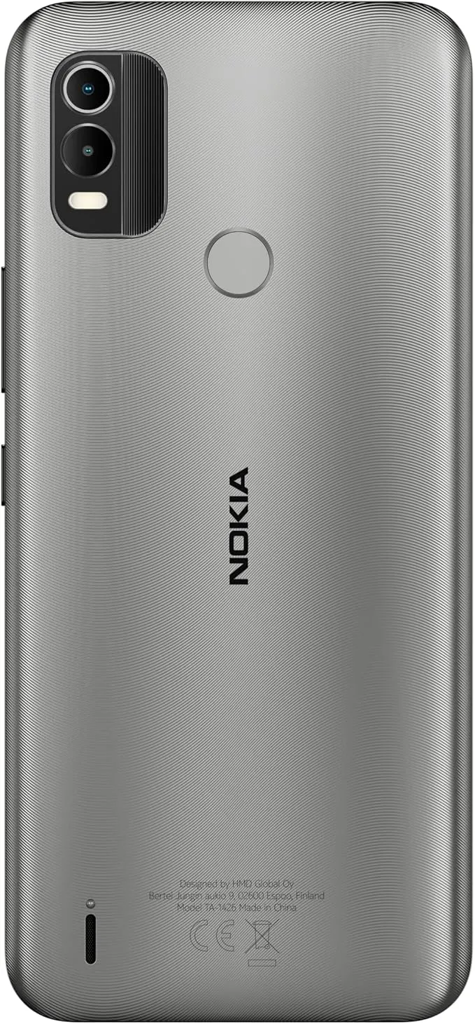 Nokia C21 Smartphone 2GB RAM 32GB Storage Dual SIM – 4G LTE, 6.5-inch HD+ Display, Dual Camera, Android, Long-Lasting Battery 3