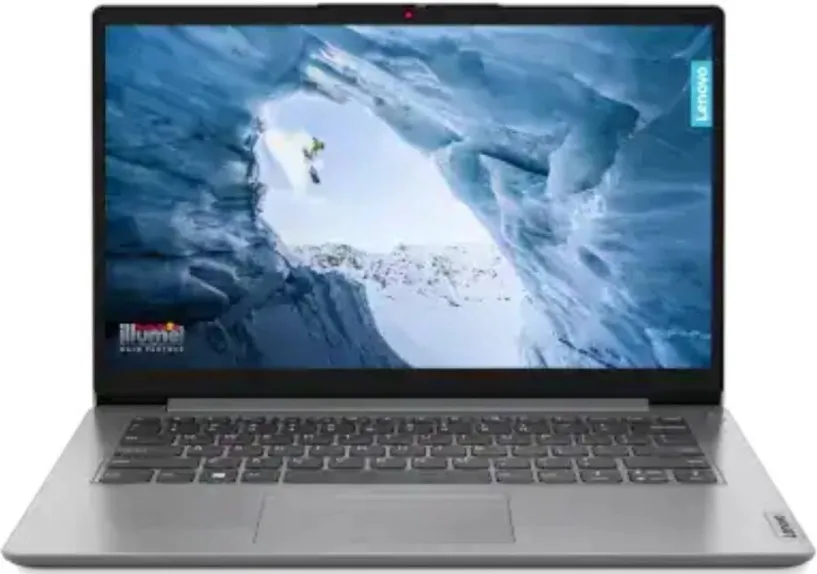 Notebook IdeaPad 1 14IAU7, 14.0" Inch HD Anti-Glare Display, Intel Core i3-1215U, 4 GB RAM, 128GB SSD, Integrated Intel UHD Graphics, Keyboard English US, Cloud Grey | 82QC003VUS