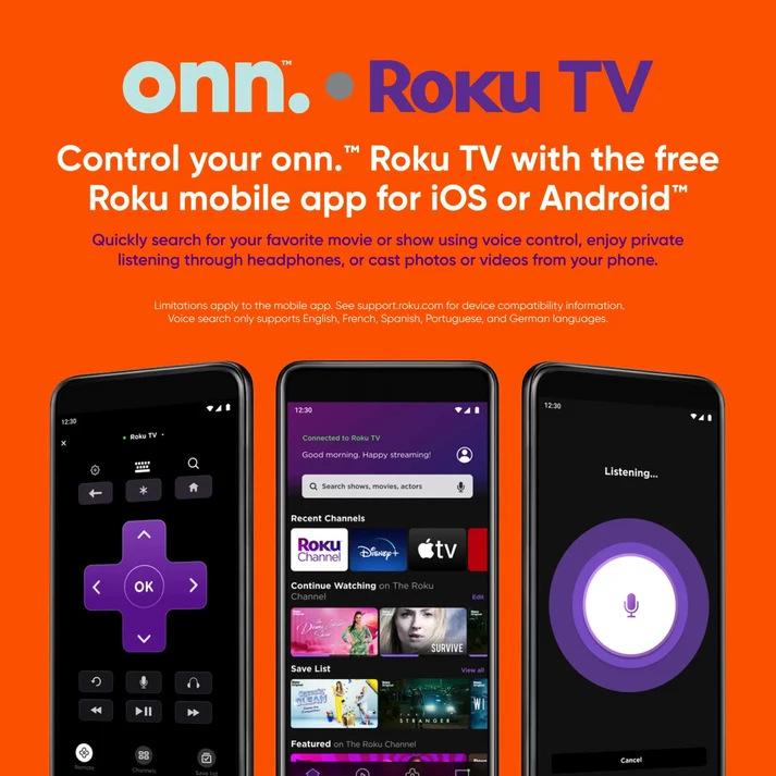 Onn 32 inch Smart TV, 100012589 5