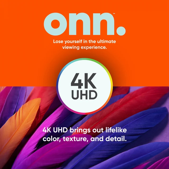 Onn 75 inch Smart TV - 4K 5