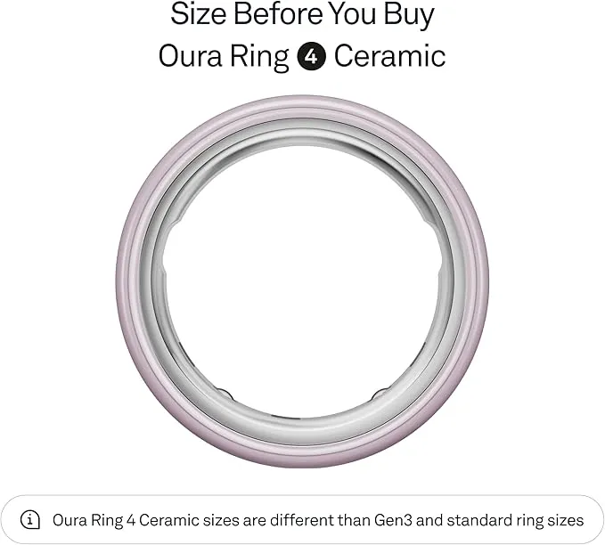 OURA RING 4 CERAMIC (SIZE 9) (JZ90-57459-09) PETAL 2