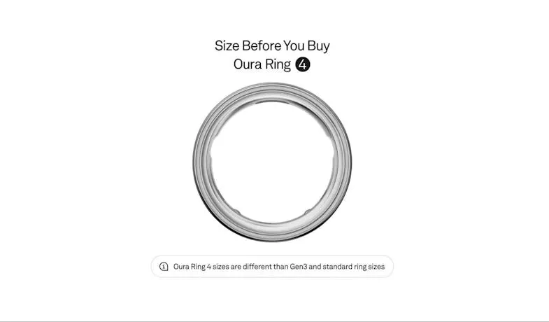 OURA RING 4 (SIZE 10) (JZ90-54217-10) SILVER