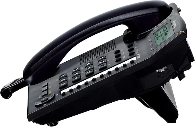 Panasonic Corded Landline Phone with Caller ID KX-TS880BK Black