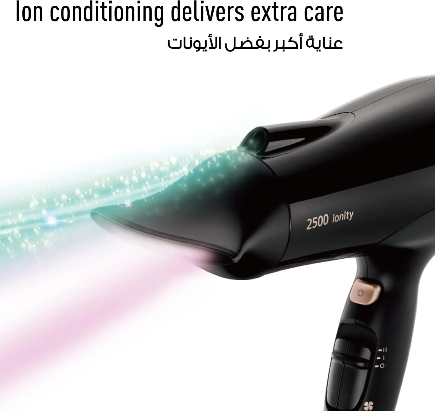 Panasonic Eh-Ne84 2500W Powerful Ionity Hair Dryer For Fast Drying & Smooth Finish - Black 5