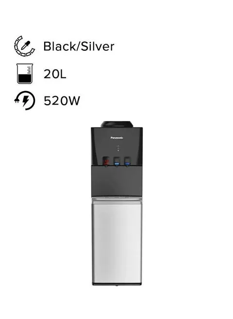 Panasonic Hot & Cold Water Dispenser, SDM-WD3128TG / SDM-WD3128TF, Black/Silver