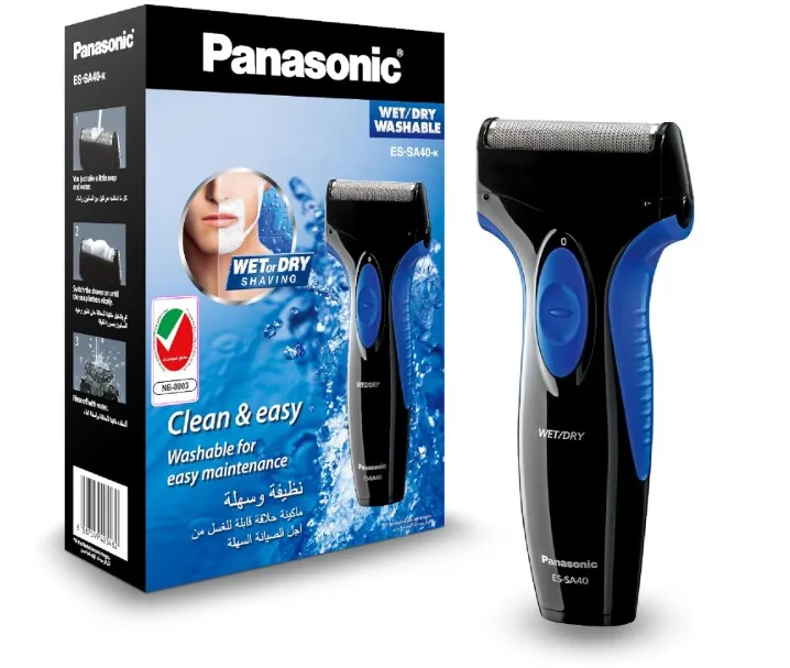 Panasonic Pro Curve Wet & Dry Shaver - Es-Sa40, Blueblack