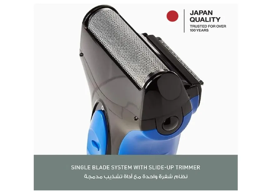 Panasonic Pro Curve Wet & Dry Shaver - Es-Sa40, Blueblack