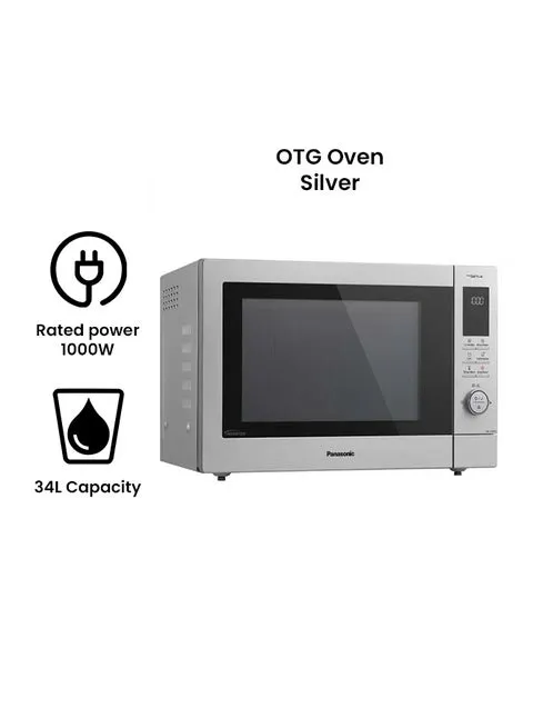 Panasonic Stainless Steel Combination Microwave Oven, 34L, 1000W, NN-CD87KSKPQ, Silver 4